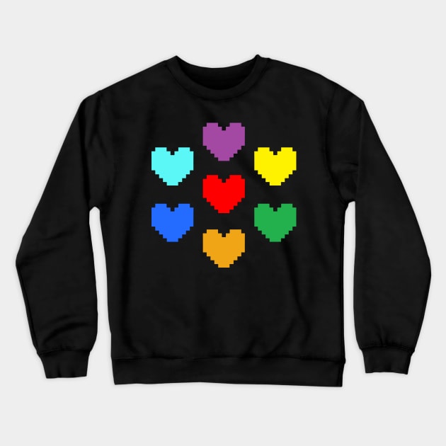 Hearts Crewneck Sweatshirt by mimilo